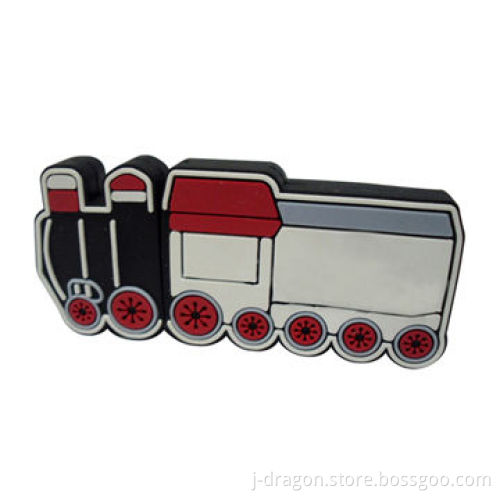 Custom 2D Train Shape USB Flash Memory
